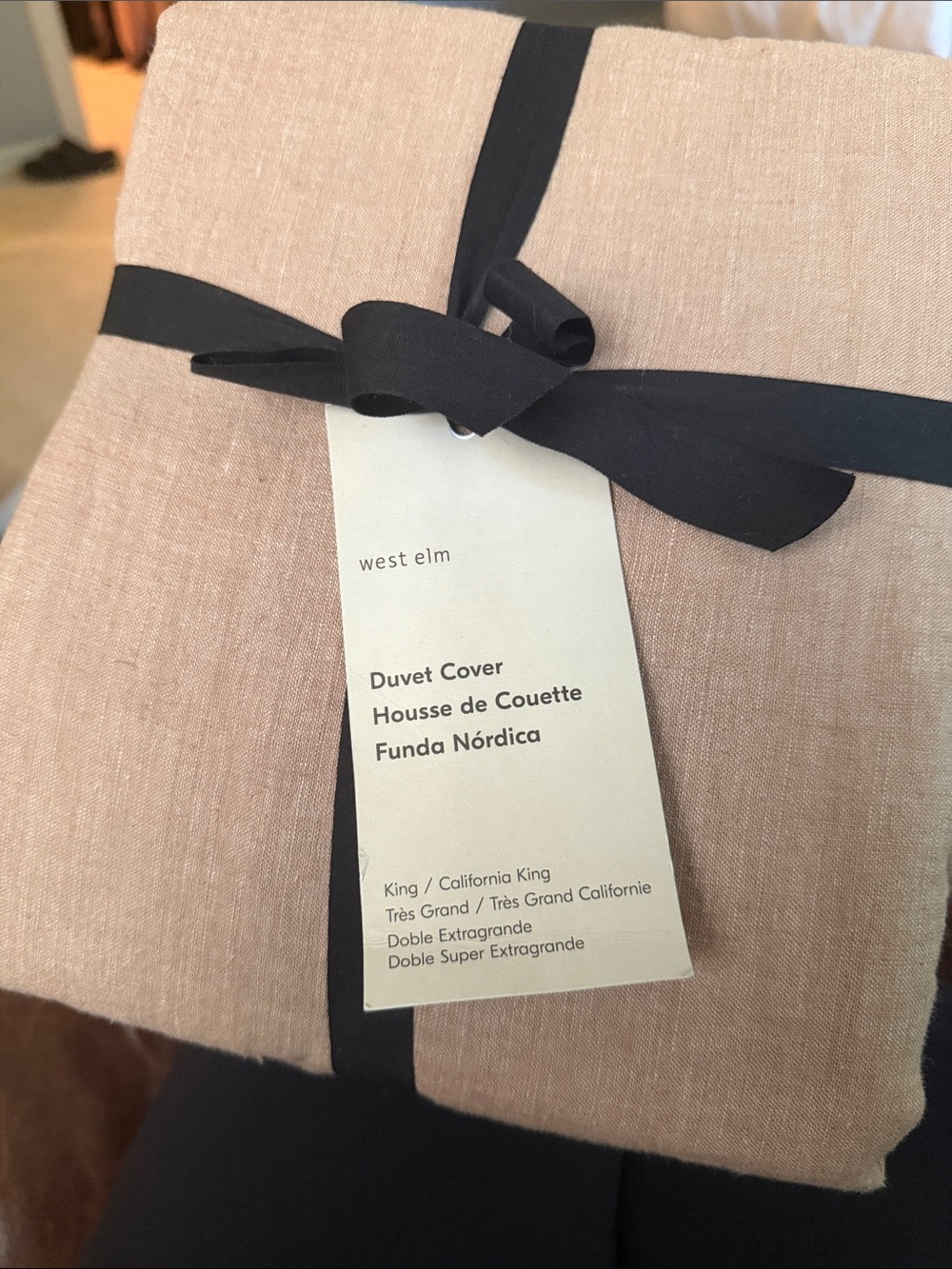 Linen West Elm Duvet Cover - King